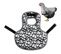 Selle de poulet pour poules - Gilet imperméable à l'eau, tablier réglable et protection des ailes, fournitures d'élevage pour volaille, habitat, poulailler et ferme, empêche les picorages, les