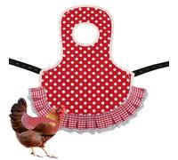 Selle de poulet pour poulets - Tablier de protection pour la protection des plumes et du dos - Gilet de volaille pour petites, moyennes et grandes poules, protège pendant la saison des amours, aide à