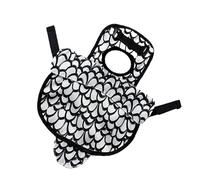 Selle de poulet - Tablier de poulet 35 x 27 cm, bandoulière réglable | Veste de protection en plumes avec selle de poule soigneusement conçue pour la protection des volailles, support de coq de ferme,