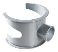 Nicoll Selle PVC 90° SL105 – mâle/femelle Ø100/Ø50 mm