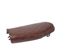 Selle De Remplacement Vintage Style pour Café pour Racer avec Dosseret Et Coussin Plat pour Kawasaki pour CG125 Rembourrage(Style F Brown)