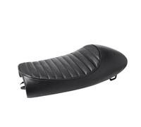 Selle De Remplacement Vintage Style pour Café pour Racer avec Dosseret Et Coussin Plat pour Kawasaki pour CG125 Rembourrage(Style B Black)