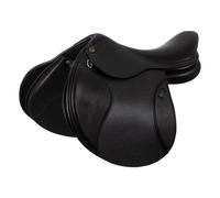 Selle de saut Chicago avec arcades d'arçon interchangeable (4 incluses) Noir 17,5"