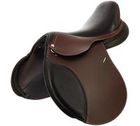 Selle de saut pour cheval Eric Thomas EK-Confortech Marron 17"