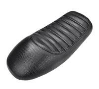 Selle de selle à bosse Compatible With moto rétro vintage Cafe Racer compatible avec CB CL Series CL100 CL125S CL200 CB500 CB550(Black)