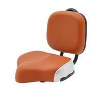 Selle de vélo avec dossier, selle de vélo, siège de tricycle avec dossier, siège de selle extra large avec dossier, pour VTT, tricycle, trajet