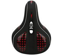 Selle de vélo Big Bum en silicone souple avec boule de suspension (grande selle avec trou central (version creuse)