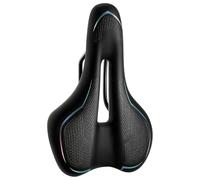 Selle de vélo confortable avec deux boules amortissantes et coussins en mousse à mémoire de forme, remplacement universel pour VTT, vélo de route et vélo d'appartement, pour homme et femme, 27 x 17,5