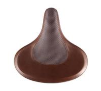 Selle, couvre-selle GENERIQUE Selle VELO Cruiser sans ressort cuir brun / texture toile