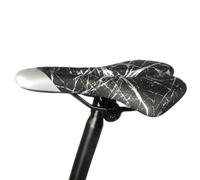 Selle de vélo de montagne rembourrée et imprimée | Structure creuse, absorption des chocs, respirante pour homme et femme, route, Moutain