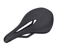 Selle de vélo de Route en Cuir Carbone, Selle de vélo de Montagne, Selle de Course en PU, Coussin de siège Souple et Respirant(240x150MM)