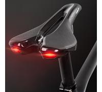 Selle De Vélo De Route Et Vtt, Coussin De Siège Souple Respirant En Pu Avec Voyant D'avertissement, Charge Usb, Pour Cyclisme En Montagne Et Course