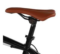 Selle de vélo de Route, Selle de vélo Creuse Ordinaire Universelle Housse de siège de vélo de Montagne Coussin Confortable Cyclisme(Marron)