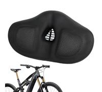 Selle de vélo de route, siège absorbant les chocs, coussin épais avec taille de 32,6 x 19,48 x 12,9 cm, large tapis de cyclisme pour entraînement de fitness, trajets quotidiens, voyages scolaires