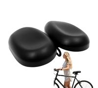 Selle de vélo ergonomique, sans nez, large et confortable, avec absorption des chocs et largeur réglable, selle imperméable et confortable, pour VTT, trekking, vélo de course, vélo d'appartement, pour