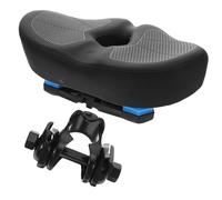 Selle de Vélo Large en Mousse PU, Courte, Pliable, Noir