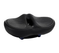 Selle de vélo Large surdimensionnée avec Un Nouveau Design de Dossier, Ajustement Universel for Les vélos d'exercice et de Route stationnaires(9920-Black)