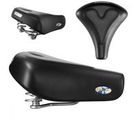 Selle de vélo mixte noire ROYAL Holland avec gel et gros ressorts