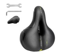 Selle de Vélo pour Cube Hyde/Hyde Pro 2016-2026, Selle Amortissante, Coussin de Selle Souple, Siège Respirant et Spacieux avec Housse de Pluie,Yellow