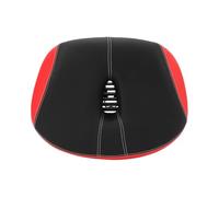 Selle de vélo pour homme et femme, sans nez, épaisse et creuse, respirante, élargissement de l'absorption des chocs, coussin de siège de vélo pour VTT, vélo de route (rouge)