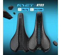 Selle de vélo RYET ultralégère en carbone imprimée en 3D 190g/210g 7*9, coussin de selle pour vélo de route, VTT, gravel, pièces de vélo 3D Printed Saddle