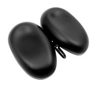 Selle de vélo sans nez, ergonomique, réglable de 21,9 à 24,6 cm, PU et PVC, 17,5 cm de long, noir
