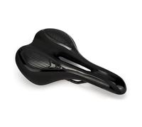 Selle de vélo Selle de vélo Confortable et épaisse, Creuse, Respirante, en PU Souple, Large et Grande Taille(Full Black)