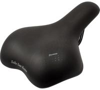 Selle de vélo Selle San Remo Donau pour vélos de ville/de trekking Noir (emballage atelier)