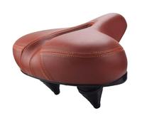 Selle de vélo Souple en éponge épaisse, Selle de vélo Longue Distance en Silicone, Coussin de siège de vélo de Route, Amortissement des Chocs à Ressort(Basic Brown)