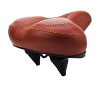 Selle de vélo Souple en éponge épaisse, Selle de vélo Longue Distance en Silicone, Coussin de siège de vélo de Route, Amortissement des Chocs à Ressort(Silicone Brown)