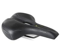 Selle de vélo suprema 5zone el hommes avec amortissement des élastomères - noir