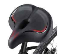 Selle de vélo surdimensionnée - Coussin de siège de vélo large, siège de vélo rembourré confortable | Remplacement extrême pour volets, VTT, vélos de route, cyclistes urbains, longues distances