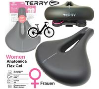 Selle De Vélo Terry Anatomica Flex Gel Max Confort City Tour E-Bike Femmes