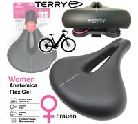 Selle De Vélo Terry Anatomica Flex Gel Max Confort City Tour E-Bike Femmes