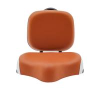 Selle de vélo tricycle avec dossier, selle de vélo électrique, hauteur du dossier réglable, selle de vélo générique confortable (marron)