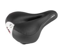 Selle de vélo Velo Newport Gemini avec zone O et mousse à mémoire de forme - noir