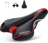 Selle De Vélo Vtt Ergonomique,Respirant Creux Selle Vtt Confort Homme Femme Étanche Pu,Selles De Ultra Confortable Pour Vélo De Montagne/Route/Loisir/Pliant/Gravel.[C134]