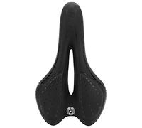 Selle de VTT Confortable et Respirante en Cuir PU pour Les Longues Distances (Noire)