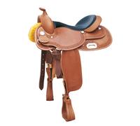 Selle de western pour cheval 1413.50 Pool's Reiner 1010 Marron 17" / Quarter Tree