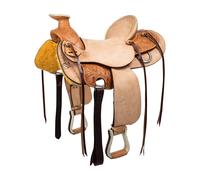 Selle de western pour cheval Denver Wade Running Marron 16"