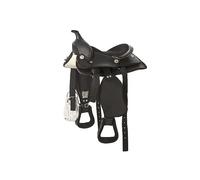 Selle de western pour cheval Hispano Hipica - black - Noir - 16""
