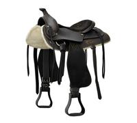 Selle de western pour cheval Lakota Reiner Prime Quarter Noir 16"