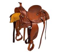 Selle de western pour cheval McBryan Wpro Marron 16"