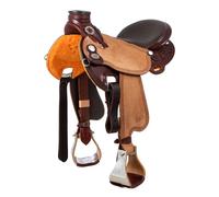 Selle de western pour cheval Westwood Classic Ladywade Rouge 17"/Full-quarter Tree