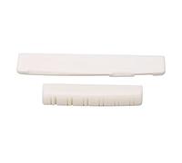 Selle D'écrou de Guitare, Remplacement de Selle de Pont Fendue en Os de Boeuf de Pont de Guitare Acoustique pour Guitares Acoustiques à 12 Cordes