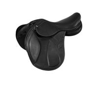 Selle d'obstacle pour cheval en latex panels Acavallo Modigliani Noir 17,5"