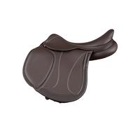 Selle d'obstacle pour cheval Premier Equine Bastia Marron 17,5"