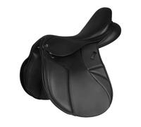 Selle d'obstacle pour cheval Waldhausen Comfort Noir 17,5"/44 cm