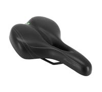 Selle double densite confort avec trou central Newton City Fluidynamic Noir