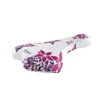 SELLE ENFANT JUNIOR 20/24 POUCES MONTE GRAPPA 998 OK GO BLANC/ROSE AVEC CHARIOT
